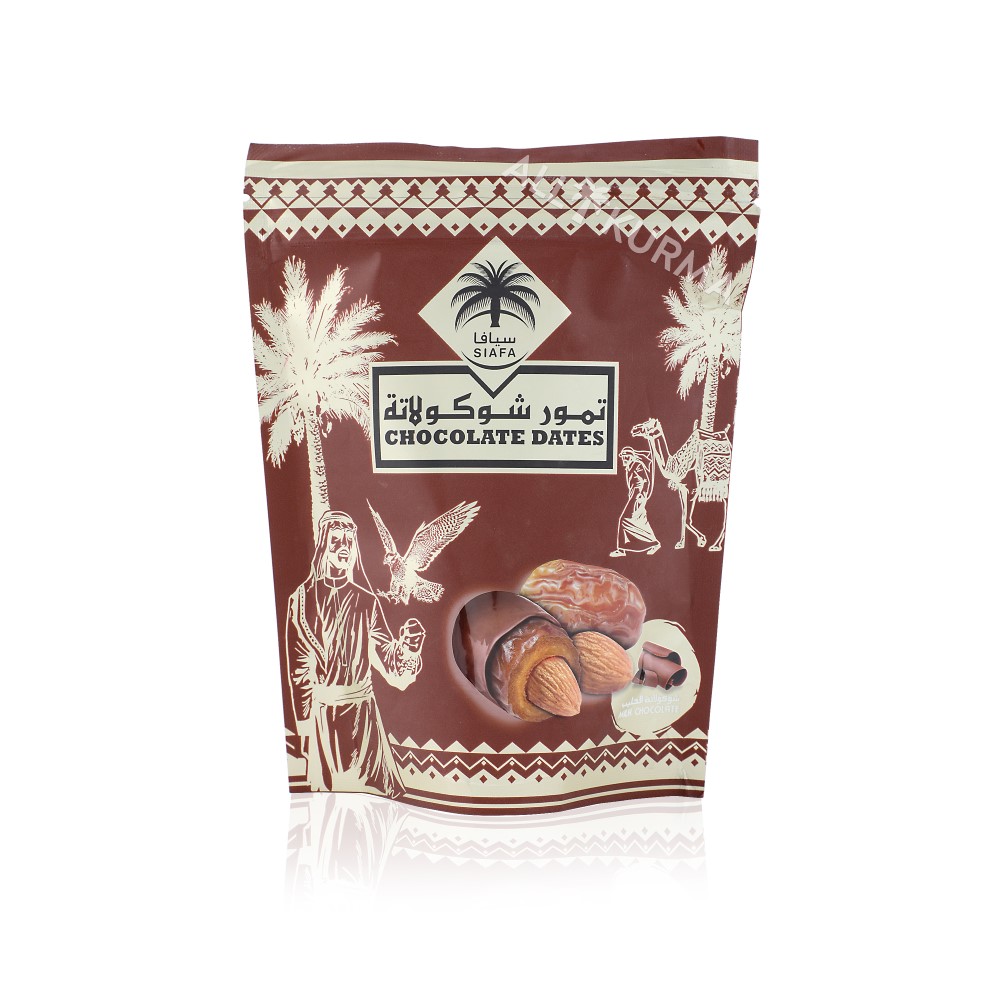 Siafa Indulgence Milk Chocolate Almond Dates Milk Coklat Almond Kurma