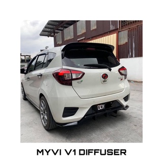 Perodua Myvi Gen Facelift Rear Diffuser V V V Shopee Malaysia