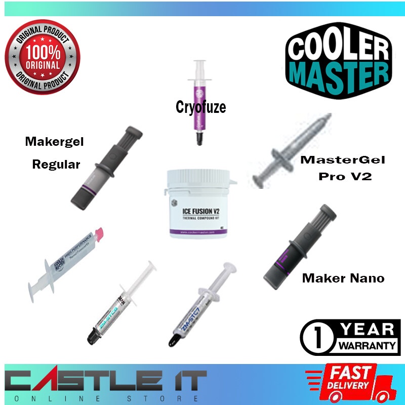 Cooler Master HTK 002 MASTERGEL REGULAR PRO V2 MAKER NANO CRYOFUZE