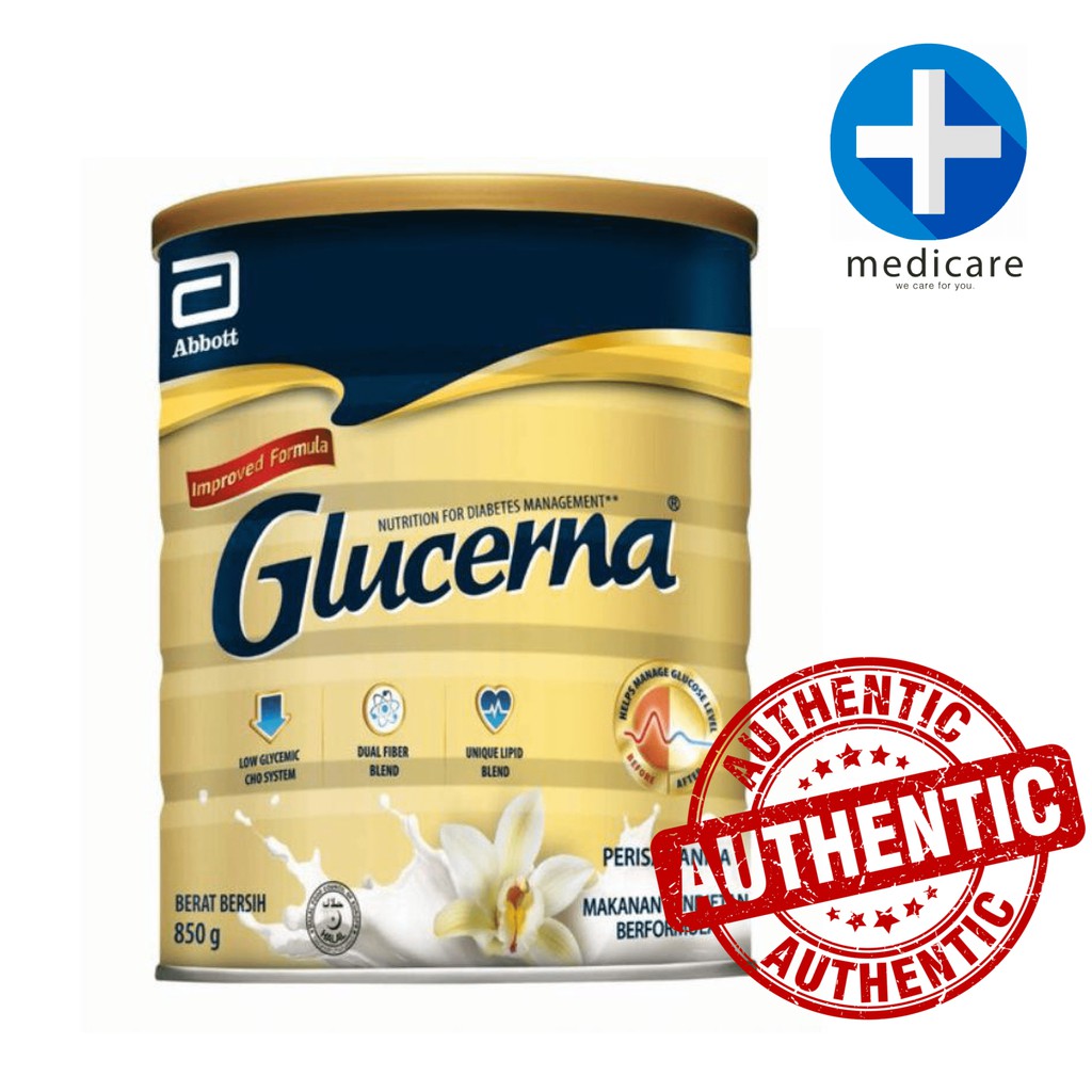 GLUCERNA 850G LOW GI INDEX VANILLA WHEAT Shopee Malaysia