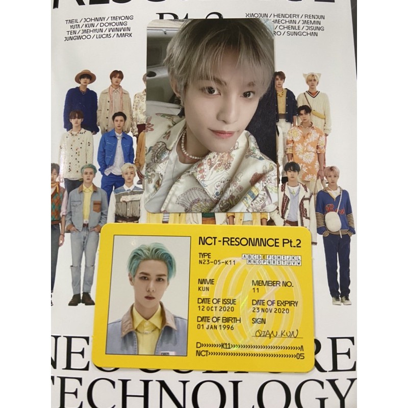 NCT OFFICIAL PHOTOCARD RESONANCE PT 2 DEPARTURE VERSION Shopee Malaysia