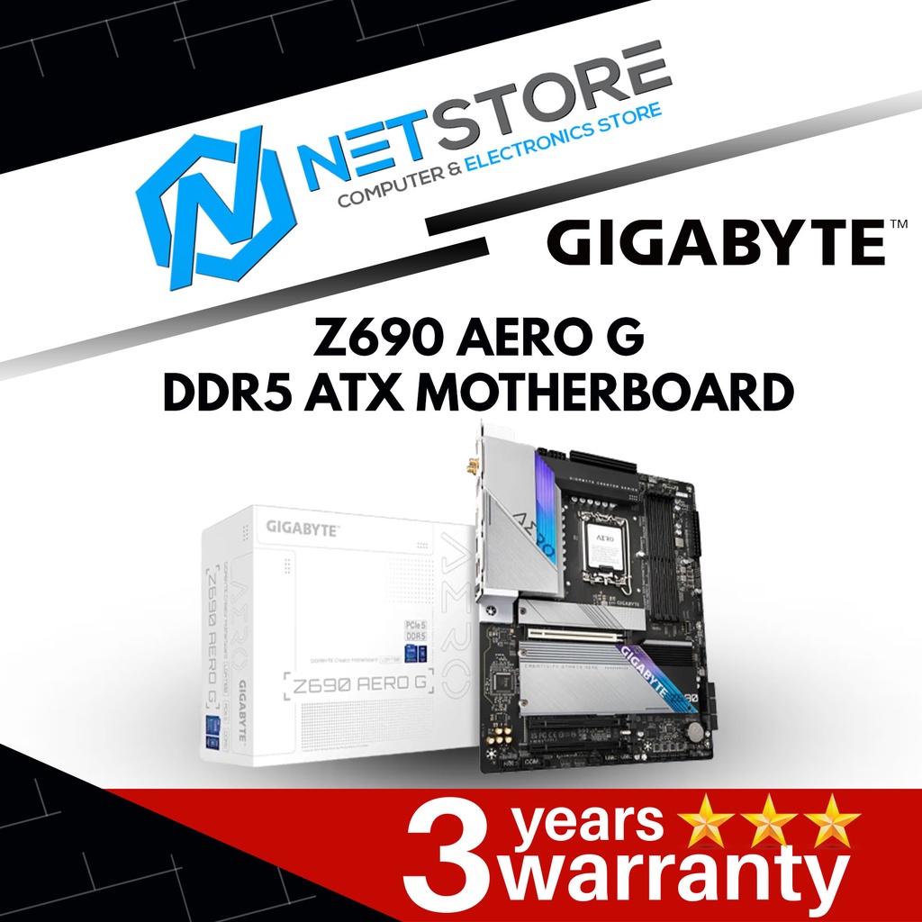 GIGABYTE Z690 AERO G DDR5 ATX MOTHERBOARD Shopee Malaysia