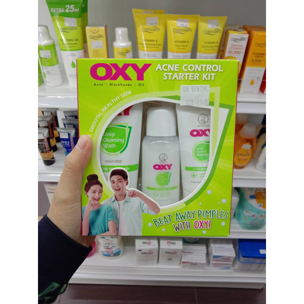 Oxy Acne Control Starter Kit Shopee Malaysia