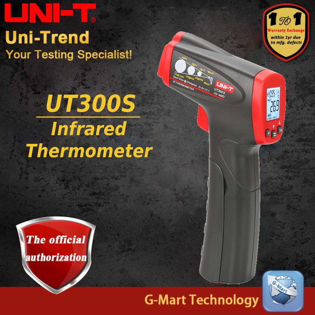 UNI T UT300S Digital Infrared Thermometer Non Contact Temperature SCAN