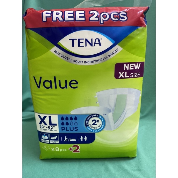 Tena Value Xl Pc Pc Adult Diapers Incontinence Rm Pcs