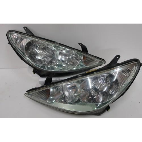 Jdm Toyota Estima Acr Front Green Housing Hid Headlights Lamps