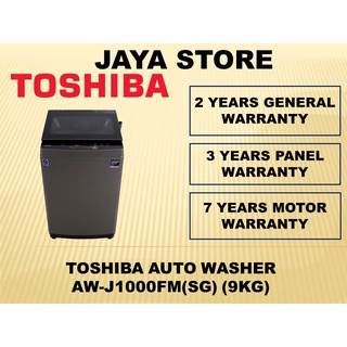 TOSHIBA FULLY AUTO WASHING MACHINE AW J1000FM SG 9KG Shopee Malaysia