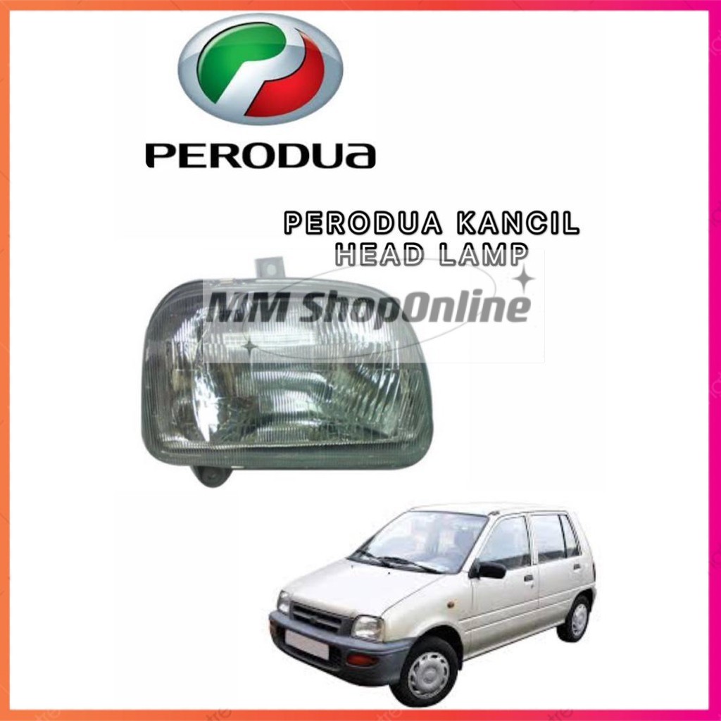 Perodua Kancil 1994 Year Old Model Head Light Lamp Lampu Depan Besar