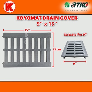 Koyomat X Heavy Duty Deluxe Drain Cover Grey Penutup Longkang