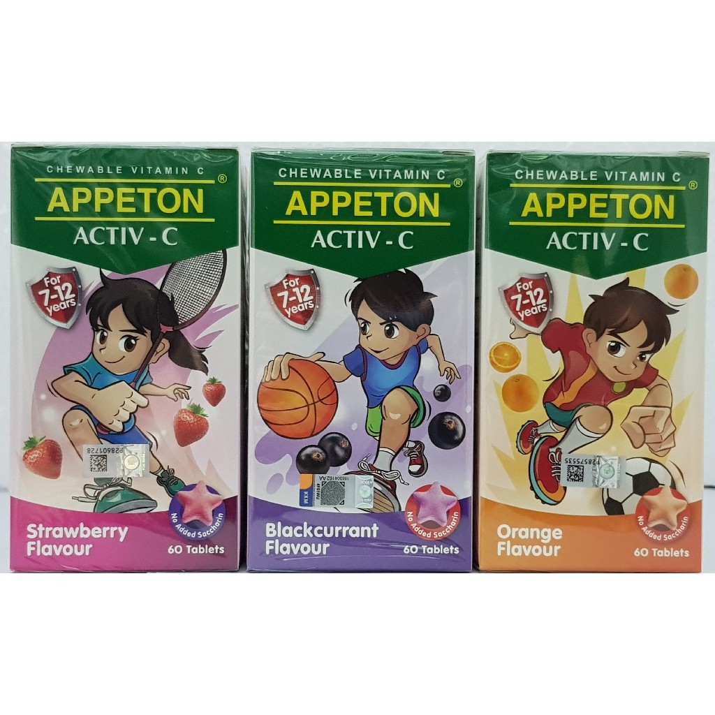 Appeton Activ C Vitamin C Chewable Years Old S Shopee Malaysia