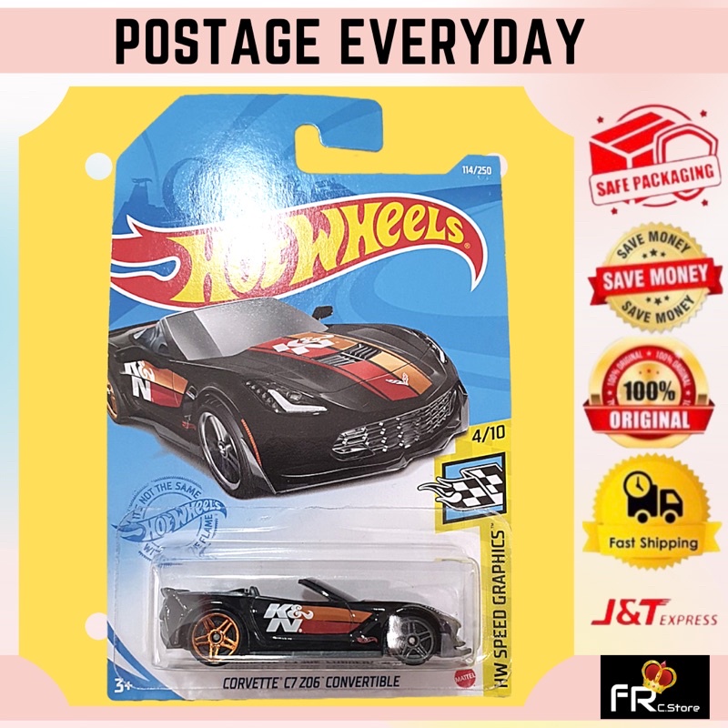 Hot Wheels Corvette C Z Convertible Shopee Malaysia