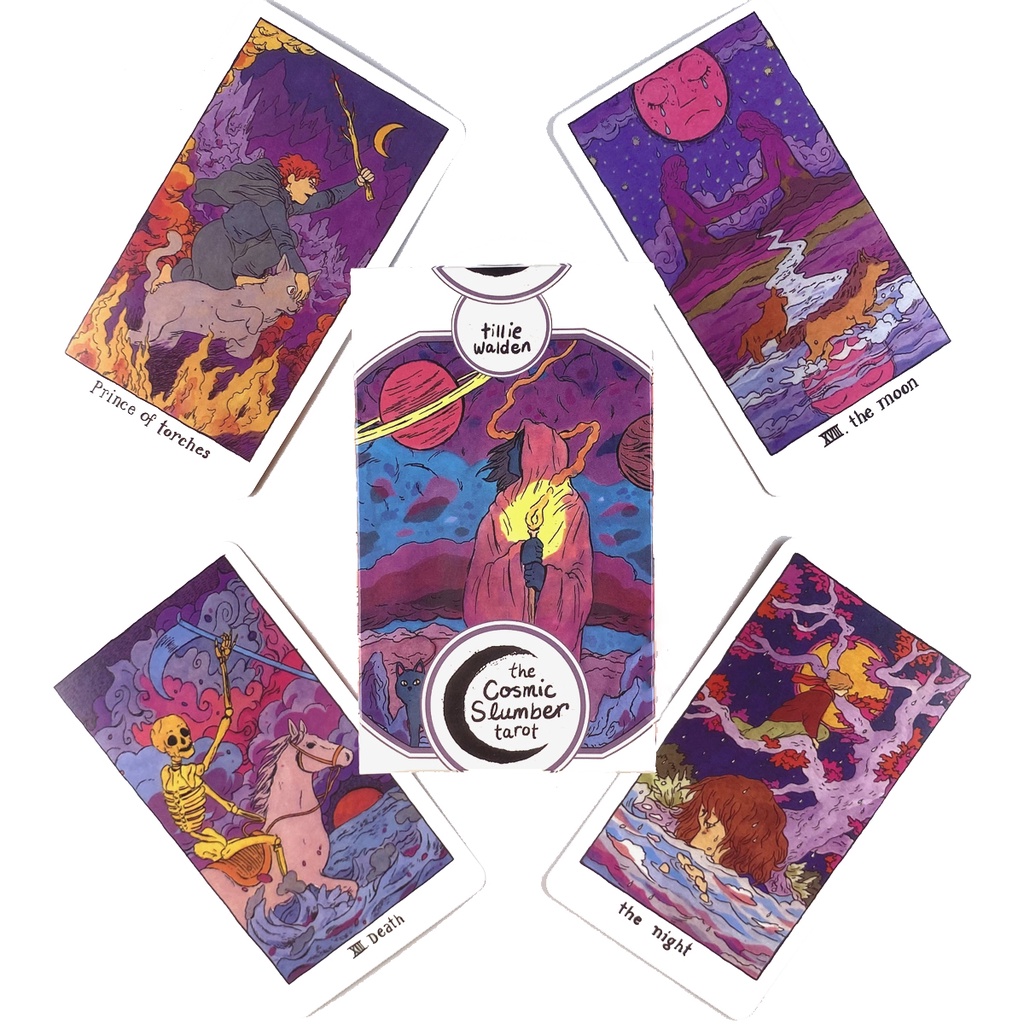 The Cosmic Slumber Tarot Deck Fortune Telling Prophecy Oracle Cards