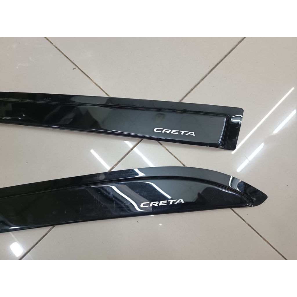 Hyundai Creta Car Gutter Side Visor Slim Model Shopee Malaysia