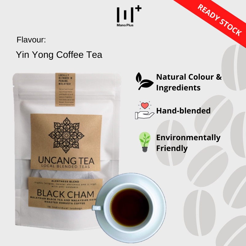 Mano Plus Uncang Tea Teh Uncang Taste Flavor Black Cham Coffee Tea Bag