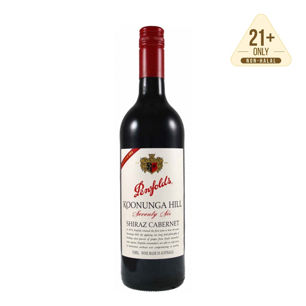 Penfolds Koonunga Hill 76 Shiraz Cabernet Red Wine 750 Ml Shopee