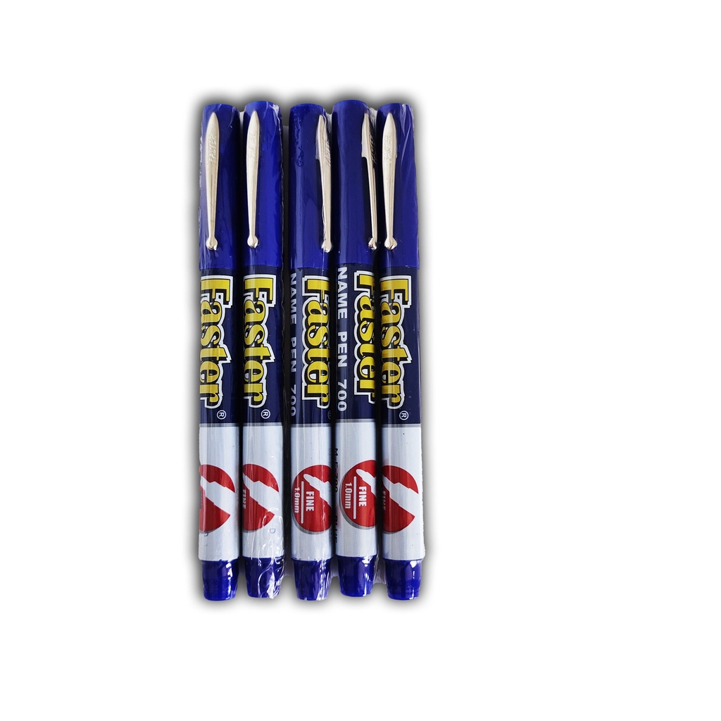 Faster Name Pen 700 BLUE 10 Pcs Shopee Malaysia