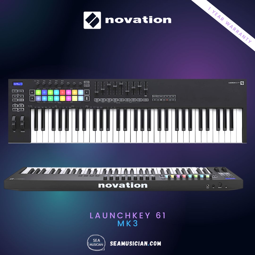 Novation Launchkey Mk Keyboard Midi Controller Novation Mk