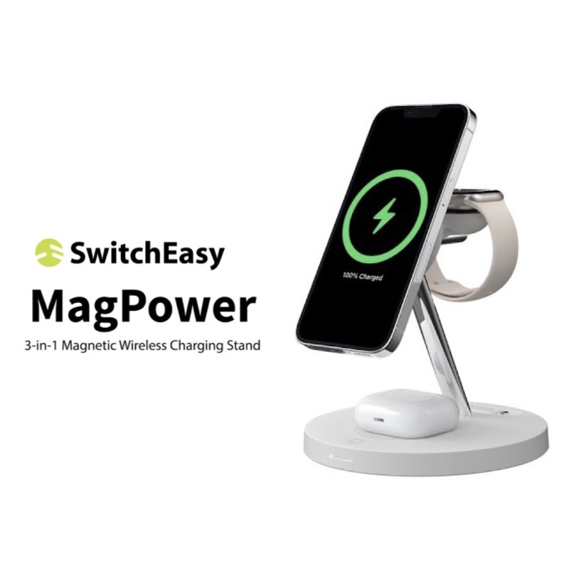 Switcheasy Magpower In Magnetic Wireless Charging Stand W Fast