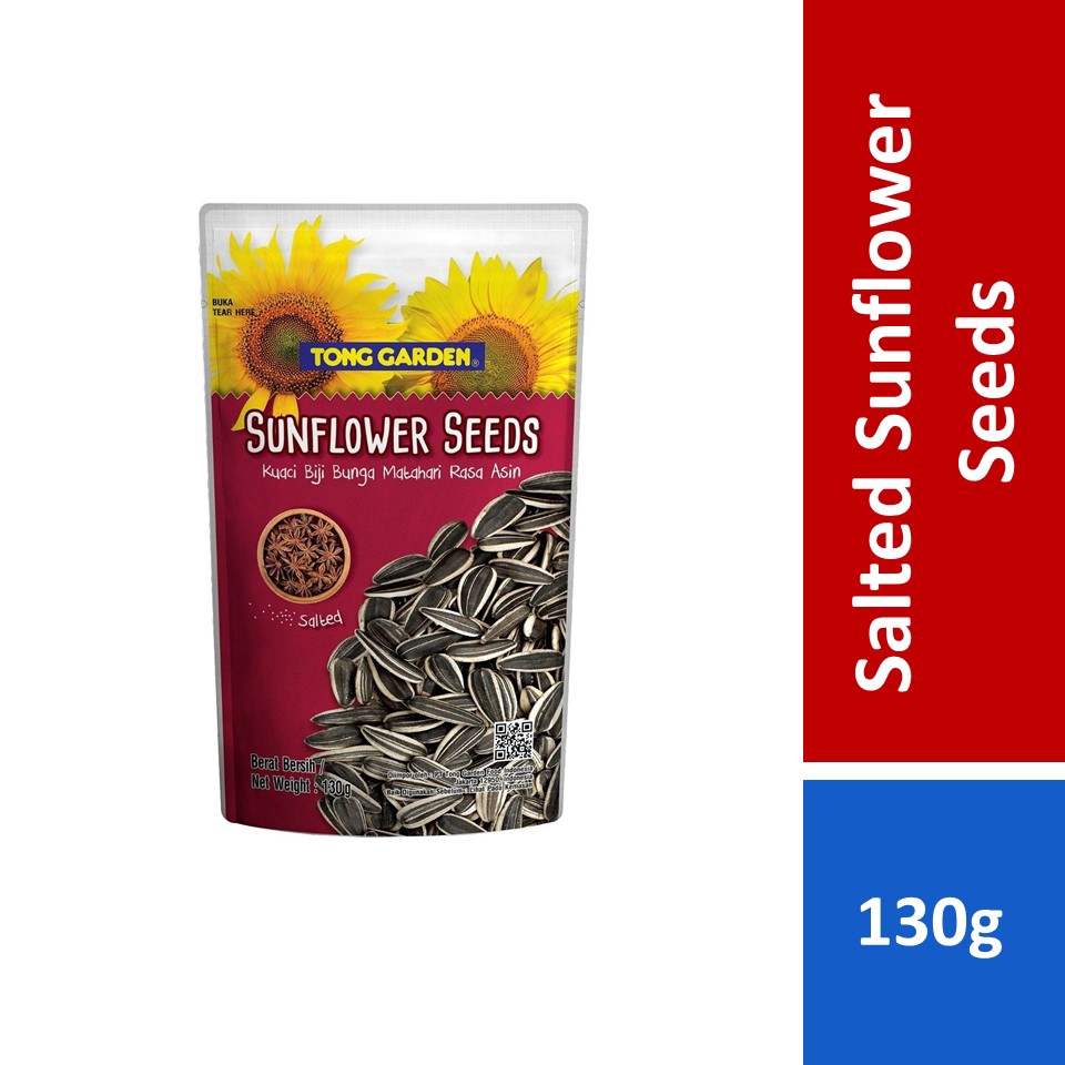 Tong Garden Sunflower Seeds With Shell Salted 130g Shopee Malaysia