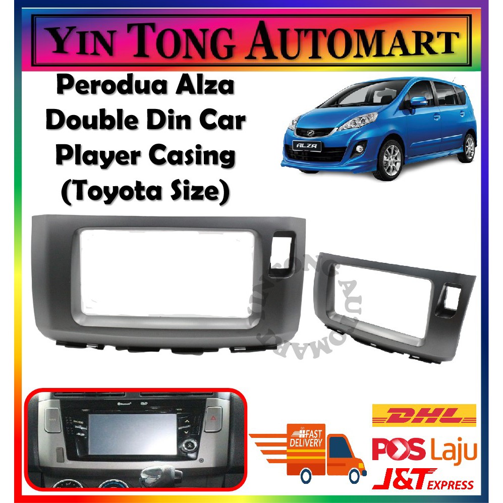 Car Audio For Perodua Alza 2010 Year Player Casing Double Din Radio