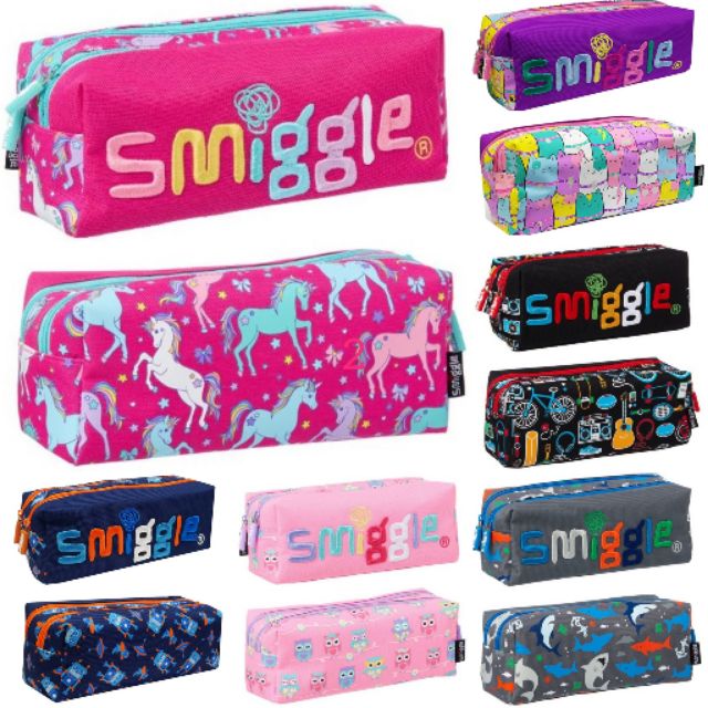 Original Smiggle Deja Vu Twin Zip Pencil Case Shopee Malaysia