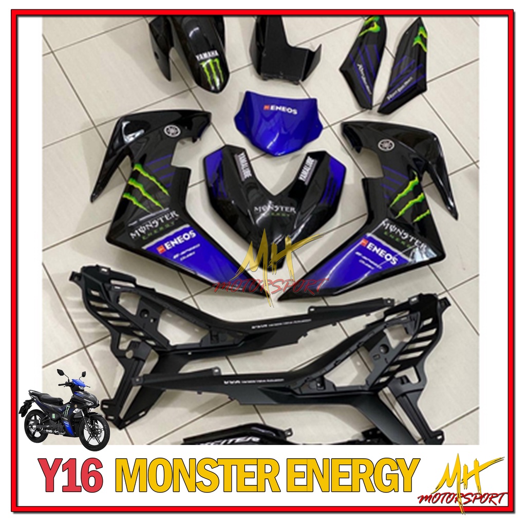 Yamaha Y Zr Exciter Monster Energy Coverset Y Zr Yamaha Oem