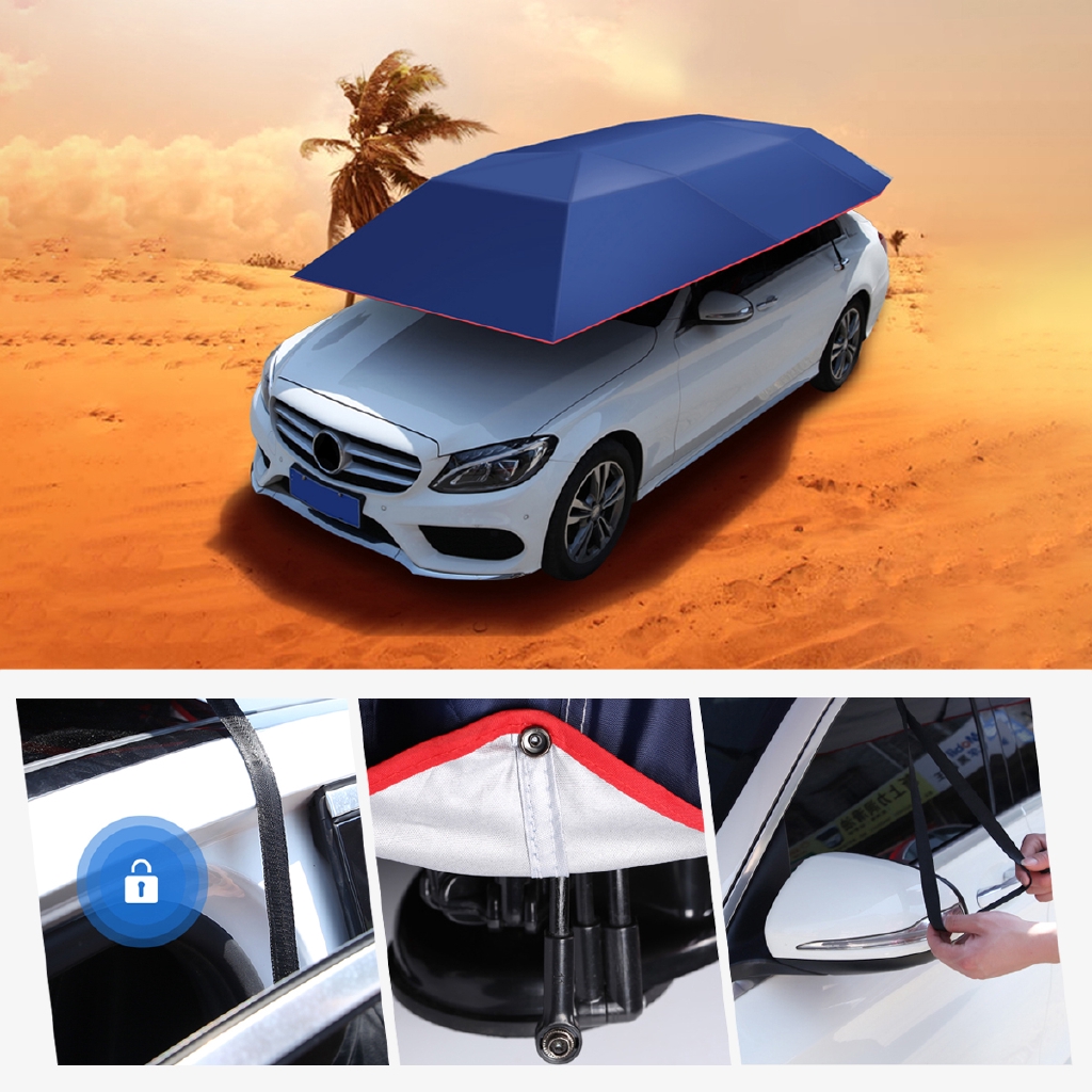 Automatic Car Umbrella Tent Portable Remote Control Operated Waterproof