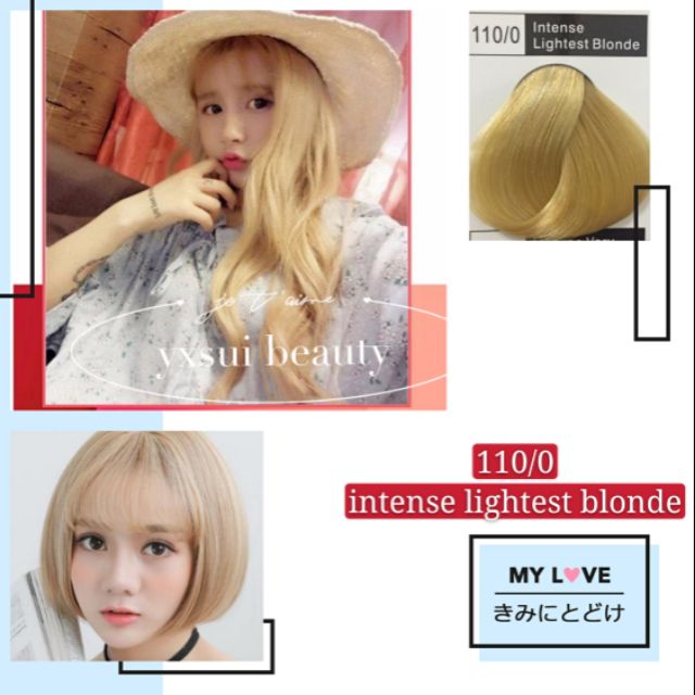 COD 110 0 Hair Dye Colour Intense Lightest Blonde SALON PROFESSIONAL