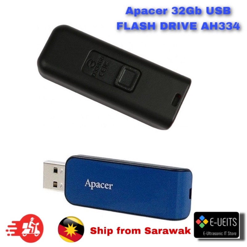 Official Apacer 32GB AH334 USB 2 0 Flash Drive Shopee Malaysia