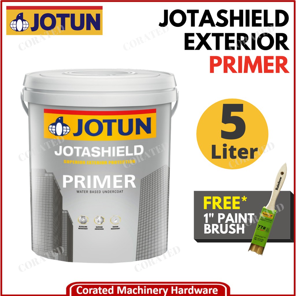 CORATED Jotun Exterior Jotashield Primer Undercoat Paint Cat Luar