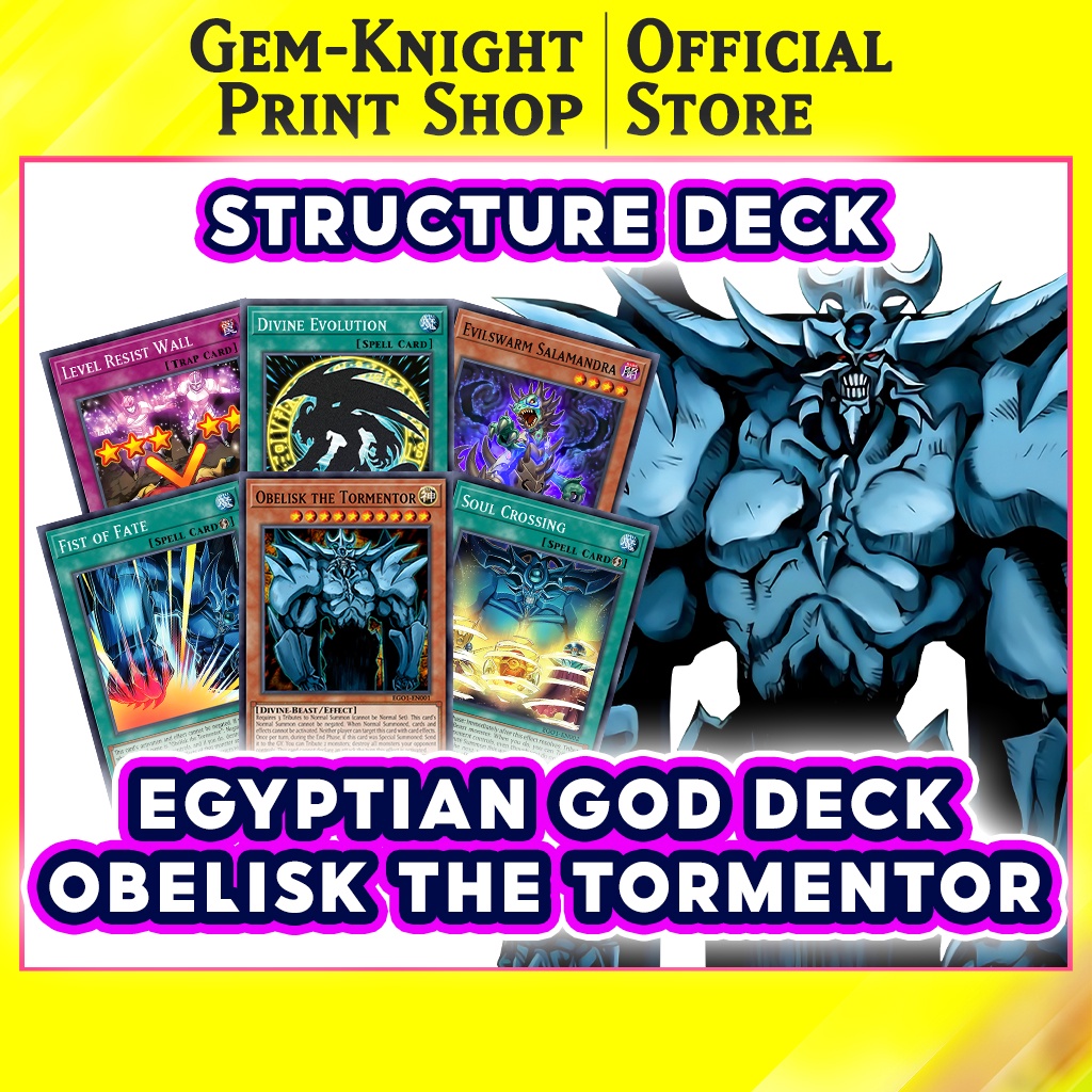 Yugioh Egyptian God Deck Obelisk The Tormentor Structure Deck