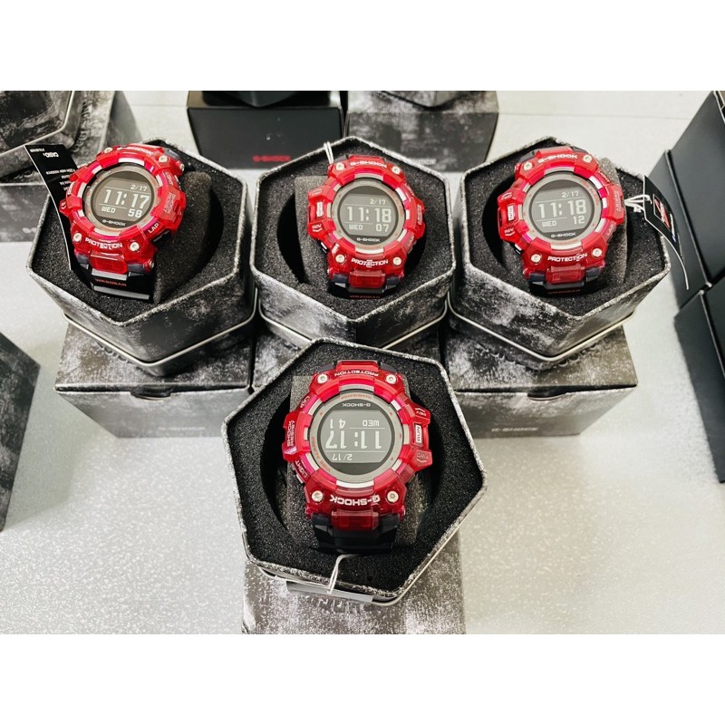 Casio G Shock Gbd Sm A Dr Gbd Jelly Merah Original