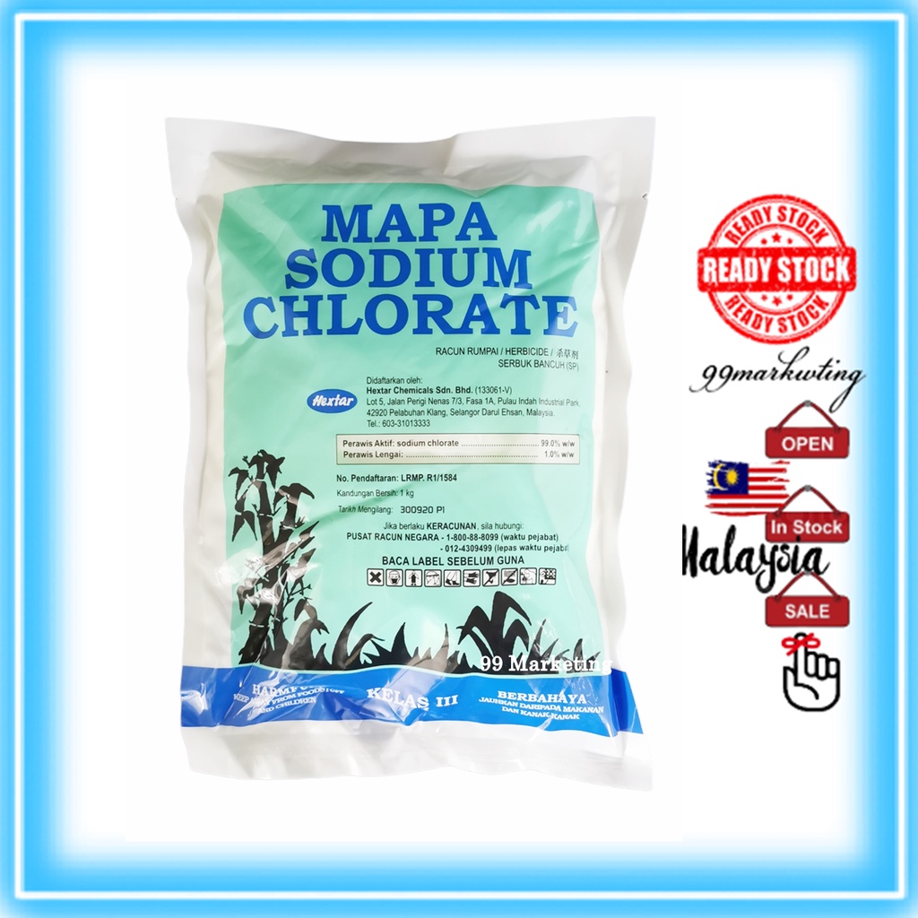 Kg Mapa Sodium Chlorate Herbicide Mixture Garam Campuran Mapa