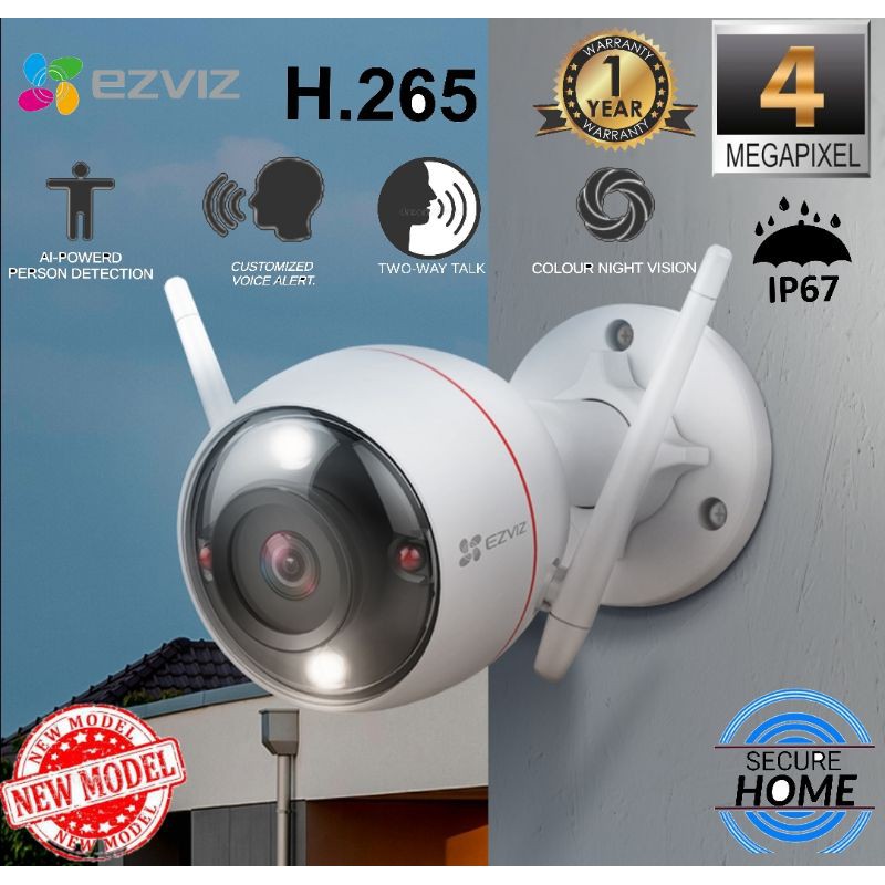 New Model Ezviz C W Pro Mp Wireless Outdoor Ai Powerd Human Detection