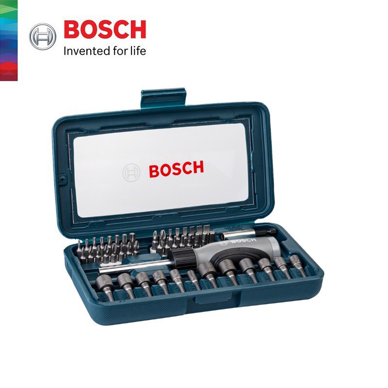 BOSCH Screwdriver Set Hand Tool Kit Nutsetter Set Pemutar Skru Tangan