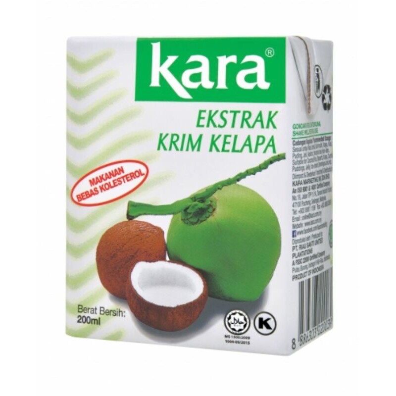 KARA KRIM SANTAN KARA COCONUT CREAM 200ML Shopee Malaysia