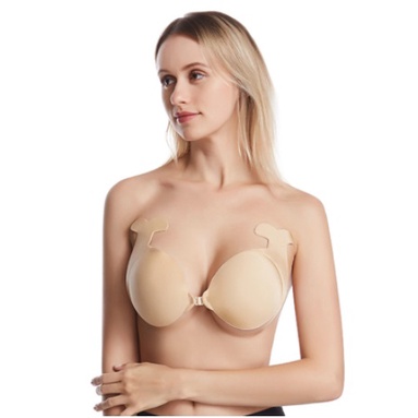 Women Nude Bra Skin Strapless Invisible Sexy Lingerie Non Slip Nu Super