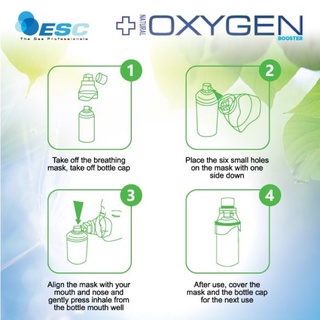 Ready Stock Now ESC Oxygen Portable Inhaler 1000ml Shopee Malaysia