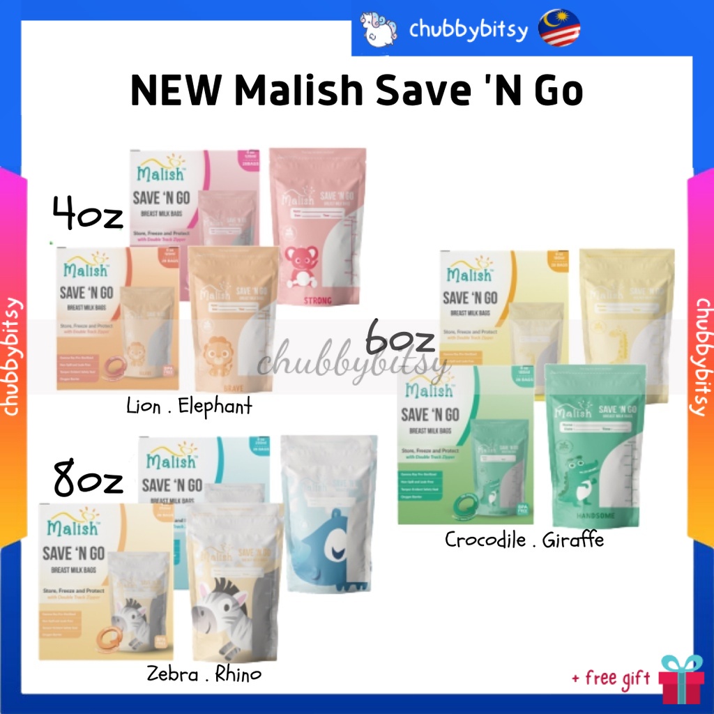 Malish Save N Go Pcs Breast Milk Ziplock Ozgiraffe New Pgmall