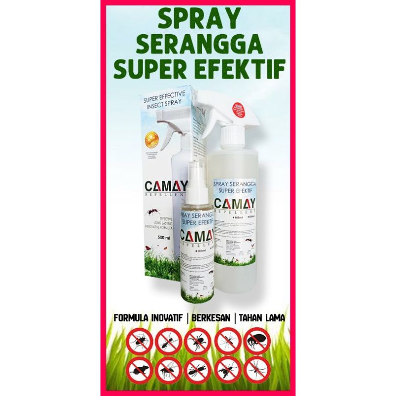 CAMAY REPELLENT 500 ML SPRAY SERANGGA SUPER EFEKTIF INSECT SPRAY