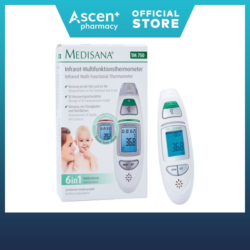 Medisana Tm Infrared Multi Functional Thermometer Shopee Malaysia