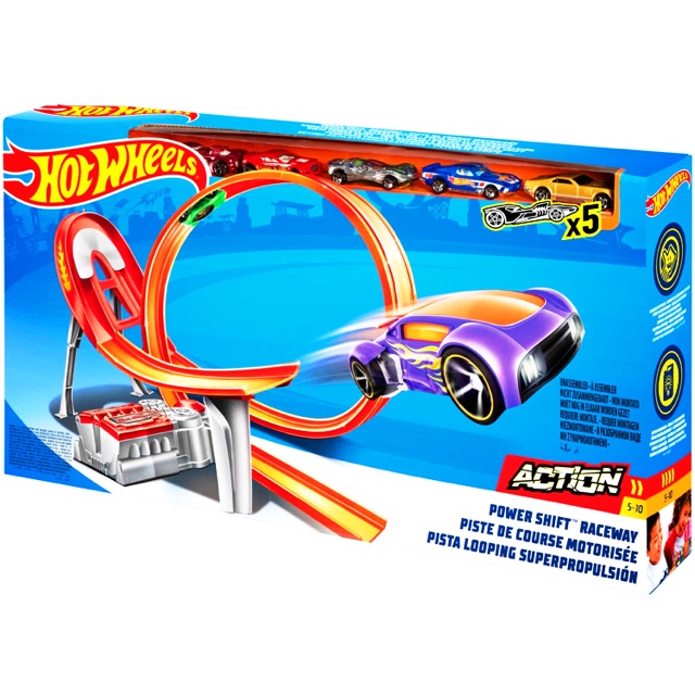 Hot Wheels Power Shift Raceway Track Set Shopee Malaysia