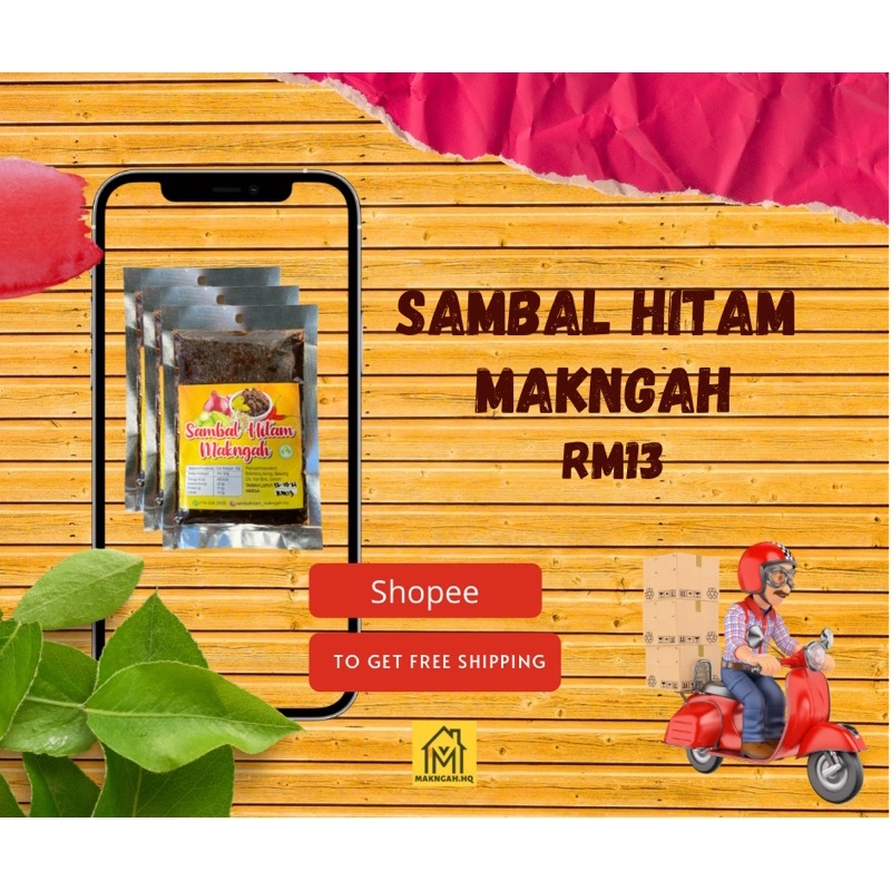 Sambal Hitam Pahang Sambal Hitam Belimbing Shopee Malaysia