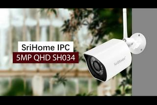 5MP CCTV SriHome SH034 Mini Compact IP66 Waterproof 5G Dual Band Wifi