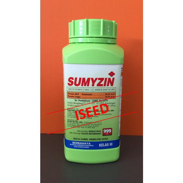 SUMYZIN 250 GM Flumioxazin 50 Racun Rumput Sambau Shopee Malaysia