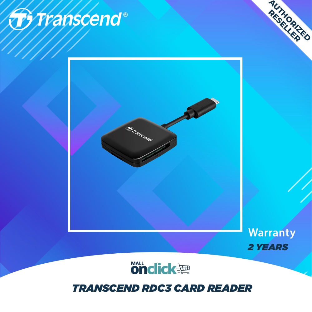 Transcend RDC3 USB 3 2 Gen 1 USB Type C Multifunctional OTG Card Reader