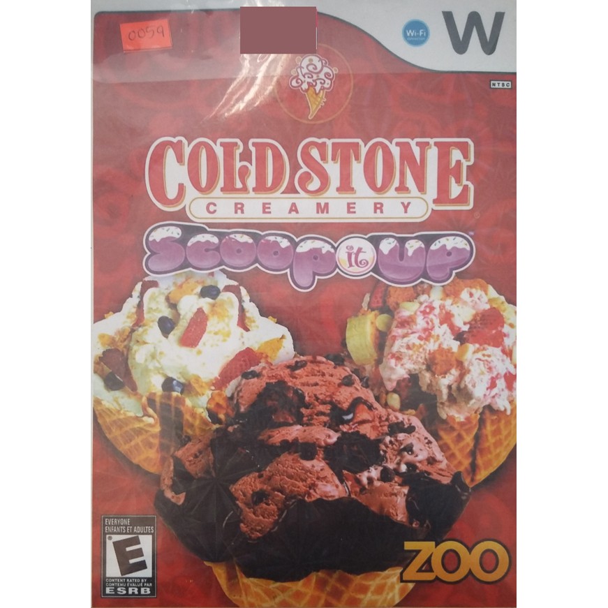 Wii Cold Stone Creamery Scoop It Up MOD Shopee Malaysia