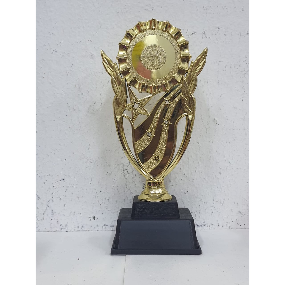 Plastic Trophy Base With Cover Sm Gold Shopee Malaysia