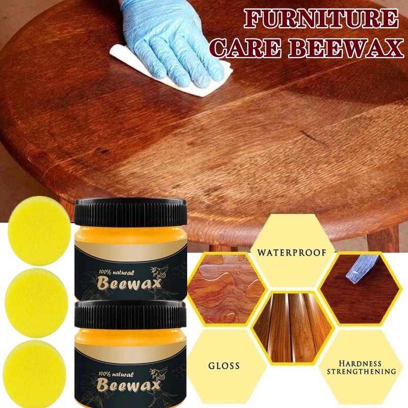 Beewax Polish Wood Seasoning Furniture Cleaning Care Wood Furniture