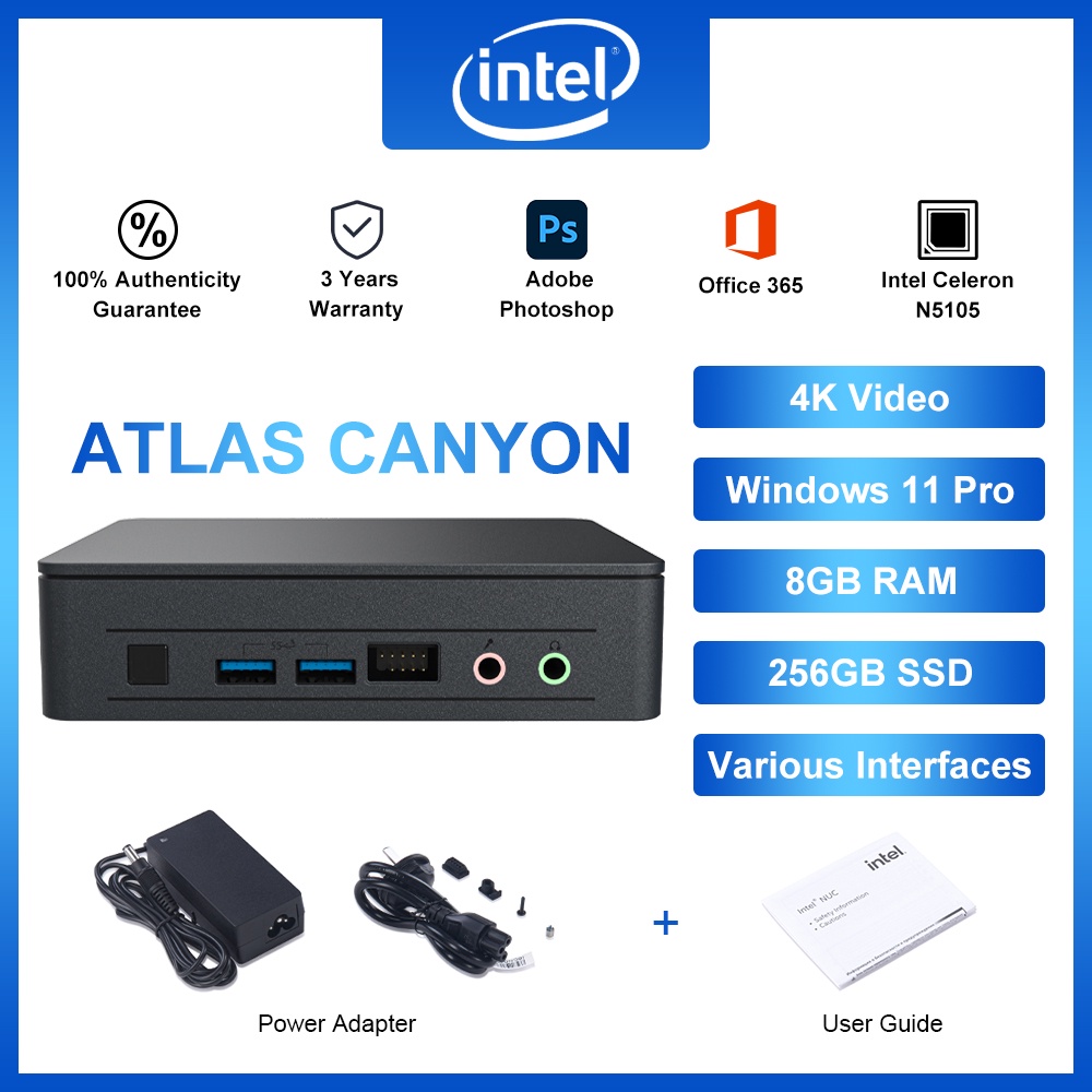 Mini Pc Intel Nuc Atkc Atlas Canyon Mini Pc Windows Mini Desktop